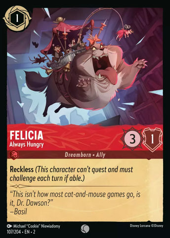 107/204 - Felicia, Always Hungry - Common Non-Foil