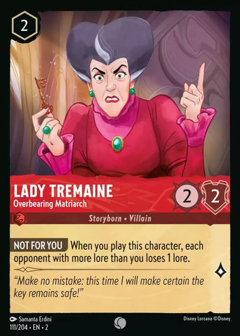 111/204 - Lady Tremaine, Overbearing Matriarch - Common Non-Foil