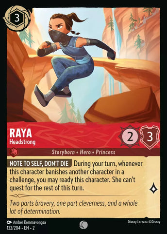 122/204 - Raya, Headstrong - Common Non-Foil