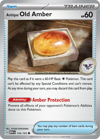 154/165 - Antique Old Amber - Common