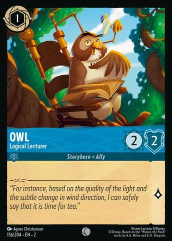 156/204 - Owl, Logical Lecturer - Common Non-Foil