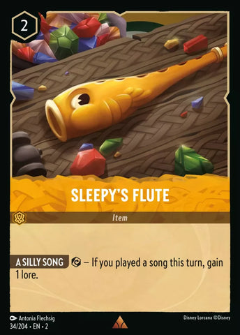 34/204 - Sleepy’s Flute - Rare Non-Foil