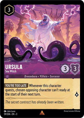 Ursula - Sea Witch (59/204) [Into the Inklands]