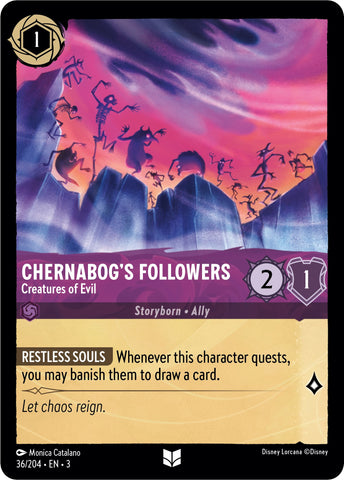 Chernabog's Followers - Creatures of Evil (36/204) [Into the Inklands]