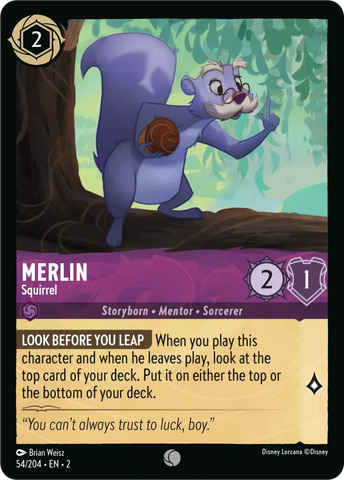 54/204 - Merlin, Squirrel - Common Non-Foil