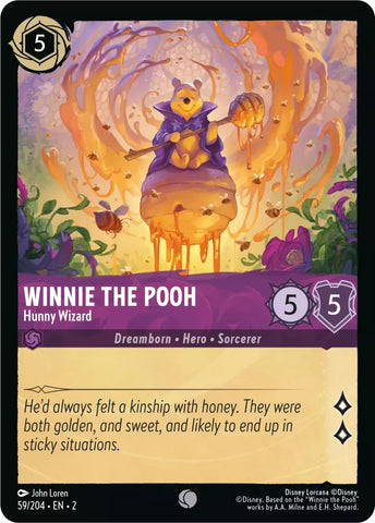 59/204 - Winnie the Pooh, Hunny Wizard - Common Non-Foil