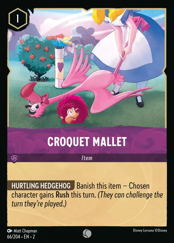 66/204 - Croquet Mallet - Common Non-Foil
