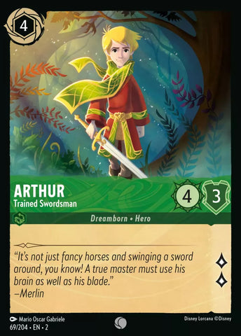 69/204 - Arthur, Trained Swordsman - Common Non-Foil