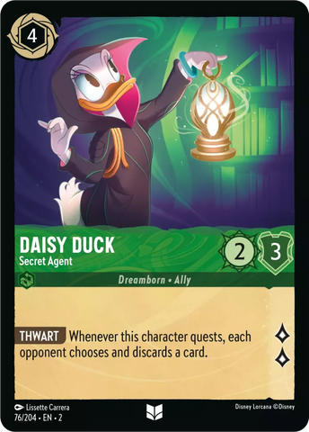 76/204 - Daisy Duck, Secret Agent - Uncommon Non-Foil