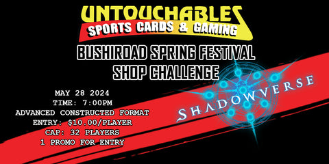 SV - Bushiroad Spring Fest Shop Challenge ticket - Tue, May 28 2024
