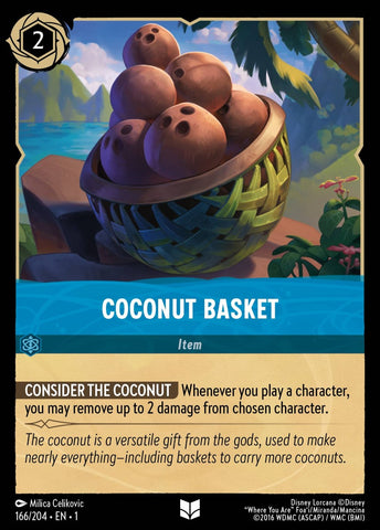 166/204 - Coconut Basket - Uncommon Non-Foil