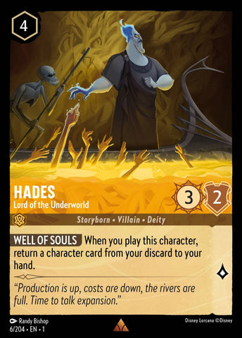 6/204 - Hades - Lord of the Underworld - Rare Non-Foil