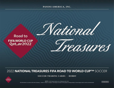 Panini - 2022 National Treasures Soccer - Hobby Box