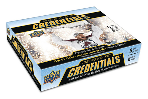 Upper Deck - 2022-23 Credentials Hockey - Hobby Box