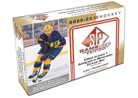 Upper Deck - 2022-23 SP Game Used Hockey - Hobby Box