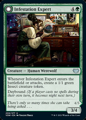 VOW-206 - Infestation Expert // Infested Werewolf -  Non Foil - NM