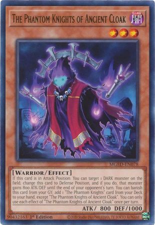MGED-EN078 - The Phantom Knights of Ancient Cloak - Rare 1st Edition - NM
