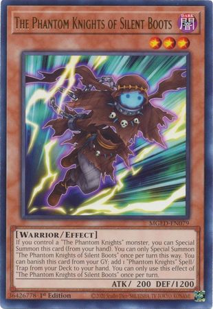 MGED-EN079 - The Phantom Knights of Silent Boots - Rare 1st Edition - NM