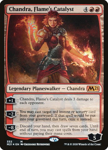 M21-332 - Chandra, Flame's Catalyst - Foil - NM