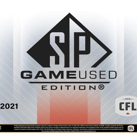 Upper Deck - 2021 SP Game Used CFL - Hobby Box