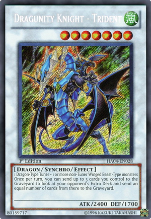 HAC1-EN163 - Dragunity Knight - Trident - Common - 1st Edition - NM
