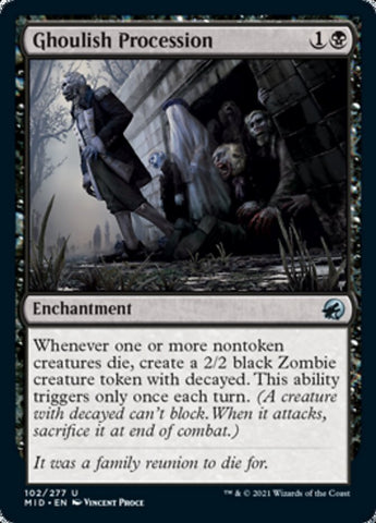 MID-102 - Ghoulish Procession - Non Foil - NM