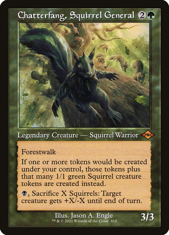 H1R-410- Chatterfang, Squirrel General - Foil - NM