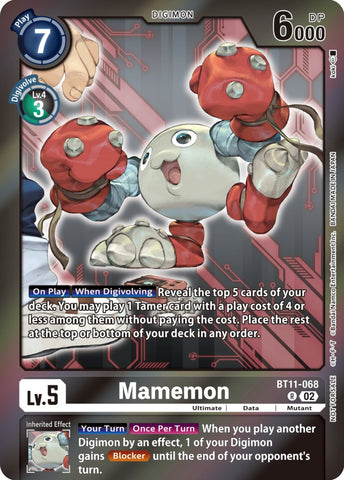 Mamemon [BT11-068] (Event Pack 5) [Dimensional Phase Promos]