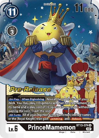 PrinceMamemon [BT13-074] [Versus Royal Knights Booster Pre-Release Cards]
