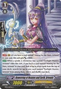 Bowstring of Heaven and Earth, Artemis (BT10/067EN) [Triumphant Return of the King of Knights]