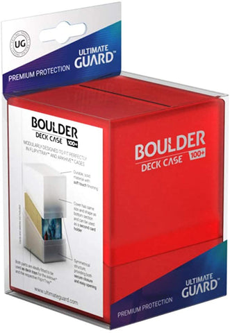 Ultimate Guard Boulder Deck Case 100ct. - Red
