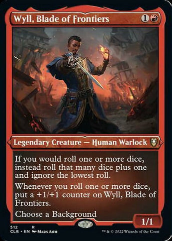 CLB-512 - Wyll, Blade of Frontiers - Etched Foil  - NM