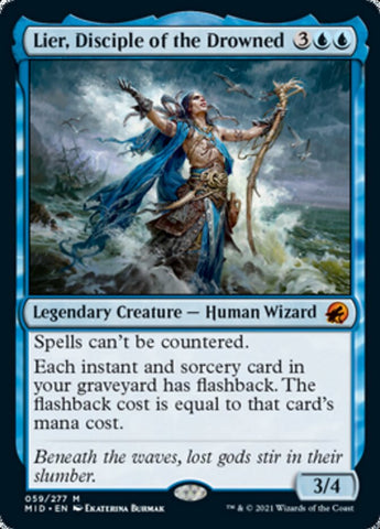 MID-059 - Lier, Disciple of the Drowned - Non Foil - NM