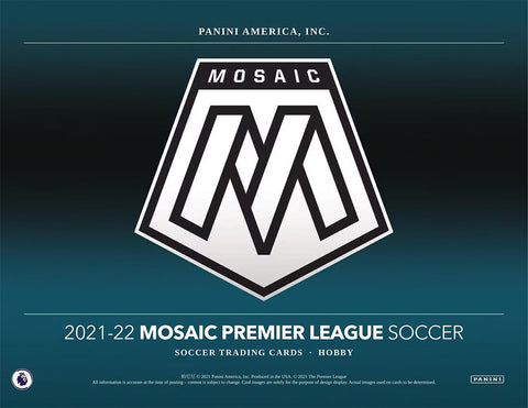 Panini - 2021-22 Mosaic: Premier League Soccer - Hobby Box
