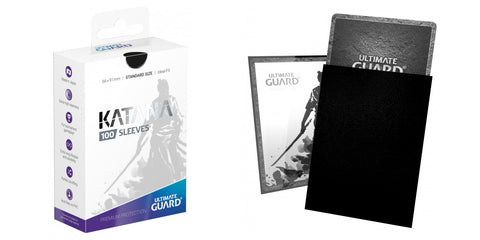 Ultimate Guard Katana Sleeves Standard 100 ct - Black
