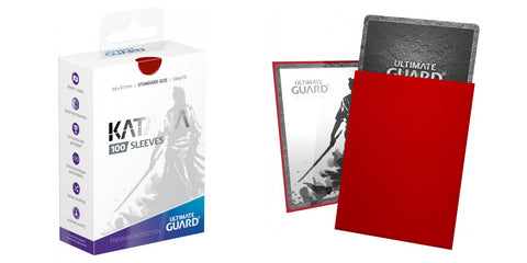 Ultimate Guard Katana Sleeves Standard 100 ct - Red