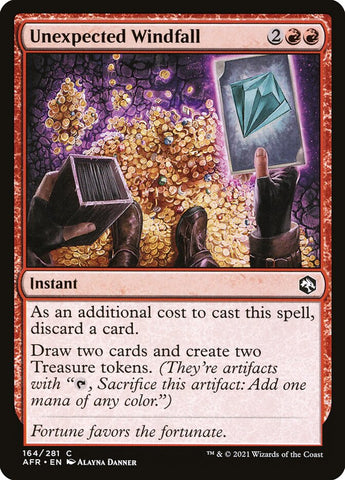 AFR-164 - Unexpected Windfall - Non Foil - NM
