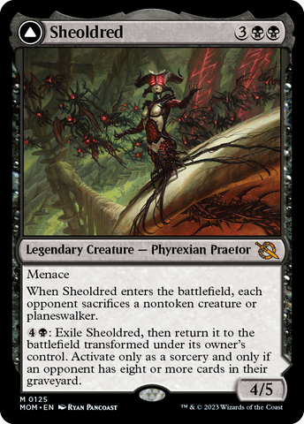 MOM-0125 - Sheoldred / The True Scriptures - Non Foil - NM
