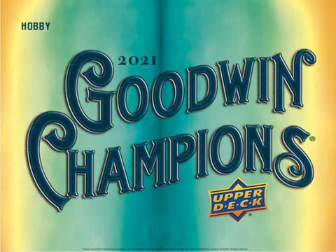 Upper Deck - 2021 Goodwin Champions - Inner Case