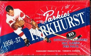 Parkies - 1956-57 Parkhurst Hockey - Box