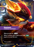 Kennen, Storm of Shuriken (Alternate Art) (VEN-113a/166) [Riftbound: Vendetta]