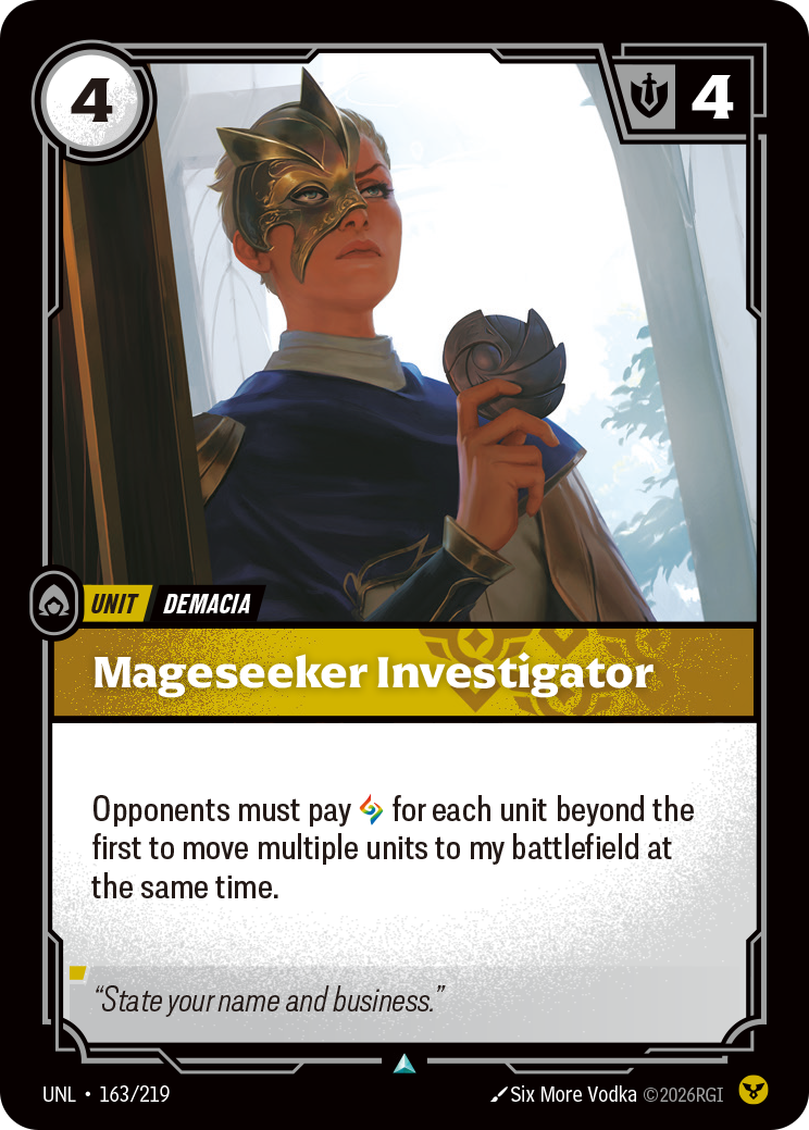 Mageseeker Investigator (UNL-163/219) [Riftbound: Unleashed]