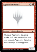 Aggressive Detective [Unknown Event]