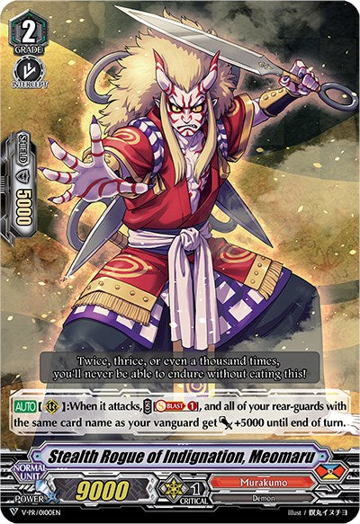 Stealth Rogue of Indignation, Meomaru (V-PR/0100EN) [V Promo Cards]