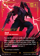 Zed, From the Shadows (VEN-023/166) [Riftbound: Vendetta]