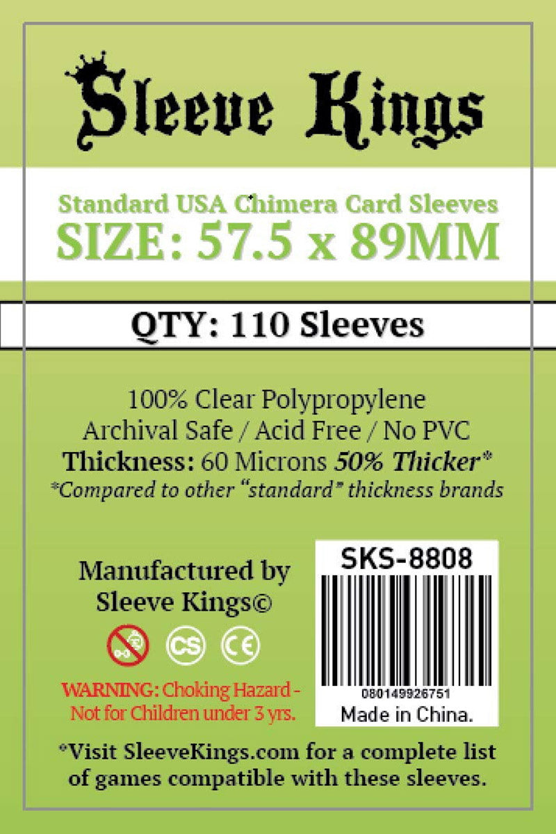 Sleeve Kings - USA Chimera 57.5mmx89mm - Sleeves