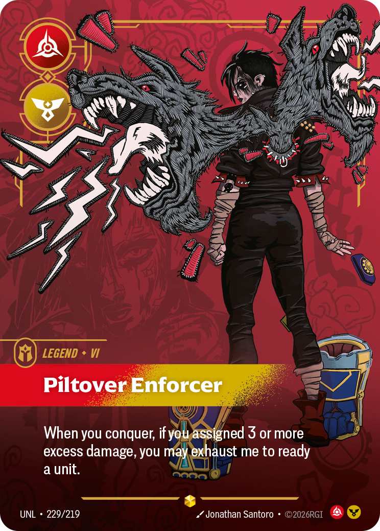 Vi - Piltover Enforcer (Overnumbered) (UNL-229a/219) [Riftbound: Unleashed]
