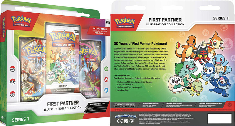 PKMN - First Partner - Illustration Collection Series 1 - Box Set