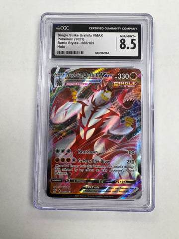 Single Strike Urshifu VMAX - Battle Styles #086/163 - CGC 8.5