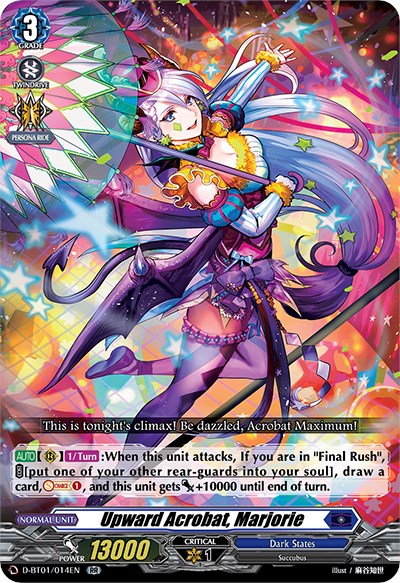 Upward Acrobat, Marjorie (D-BT01/014EN) [Genesis of the Five Greats]